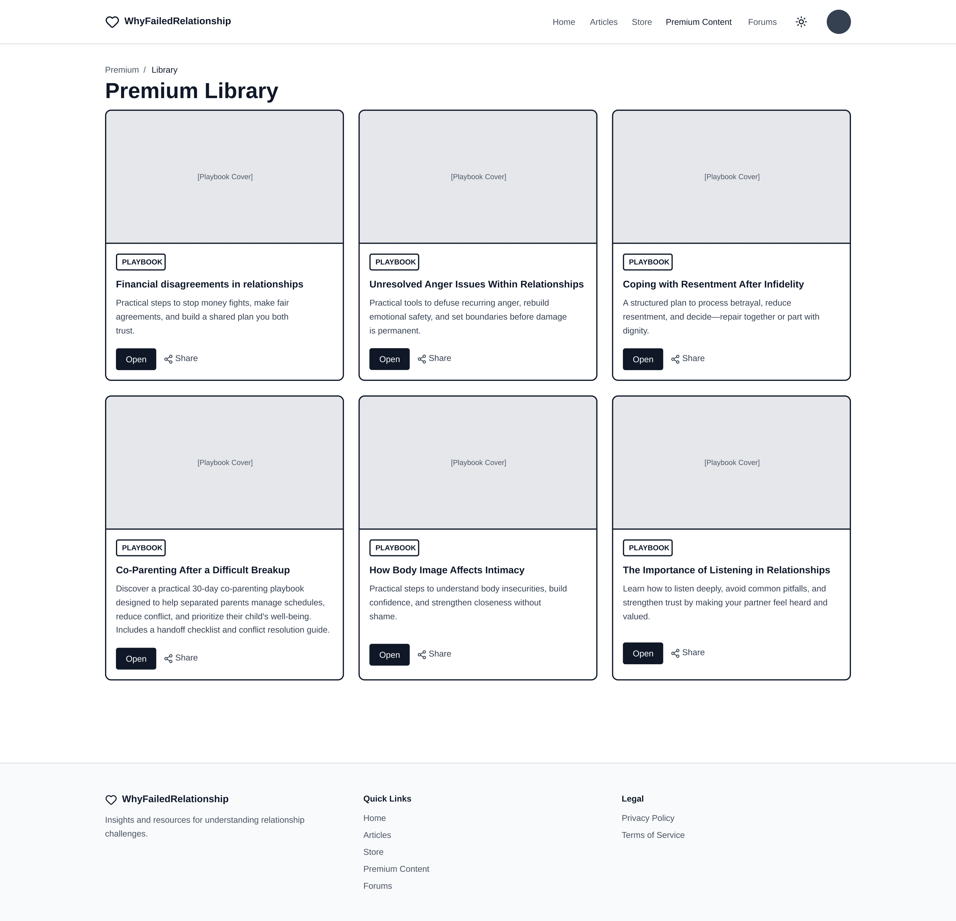 Playbook Pages wireframe