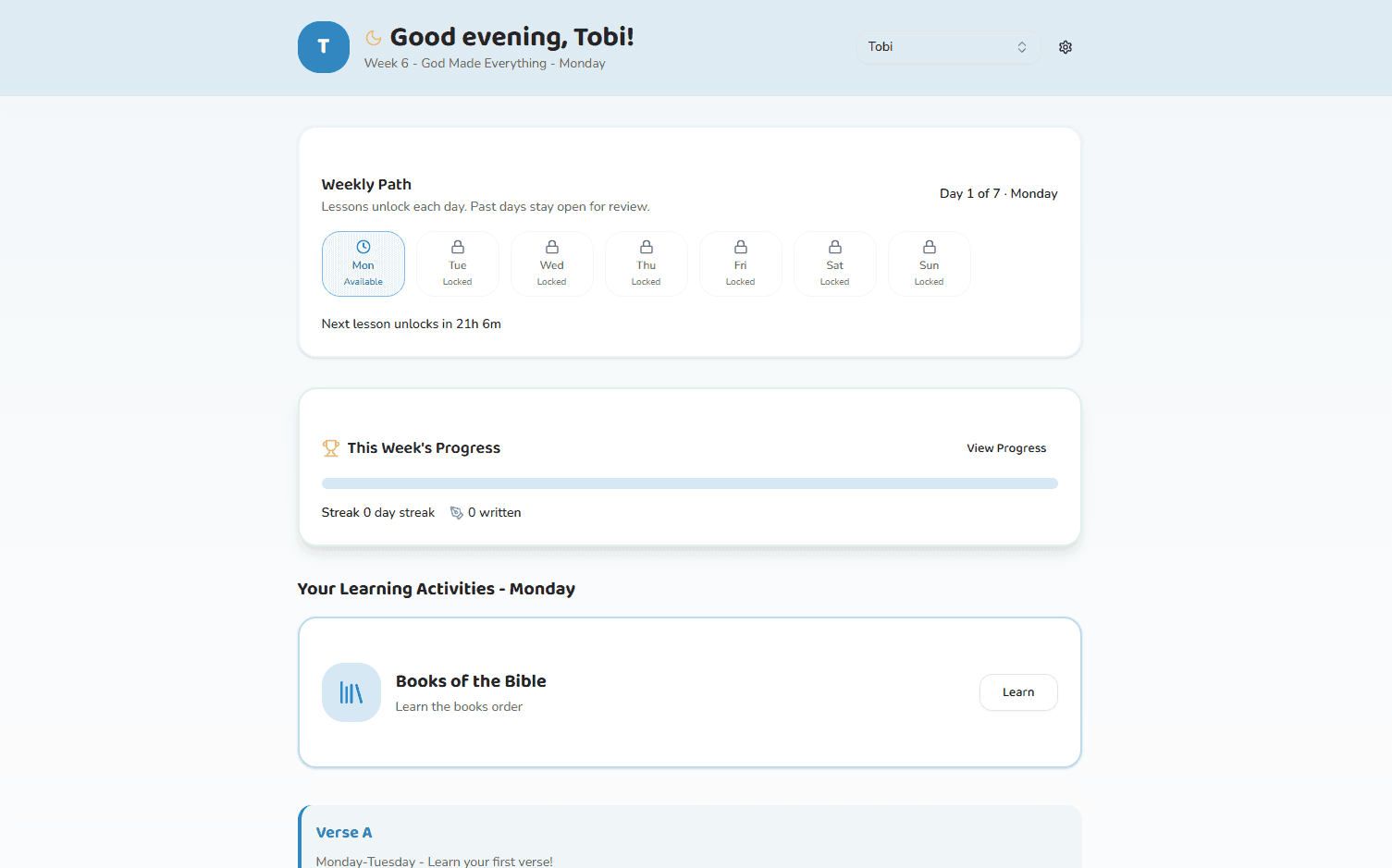 Child Learning Portal