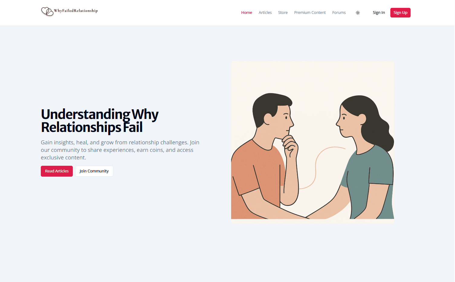 WhyFailedRelationship homepage