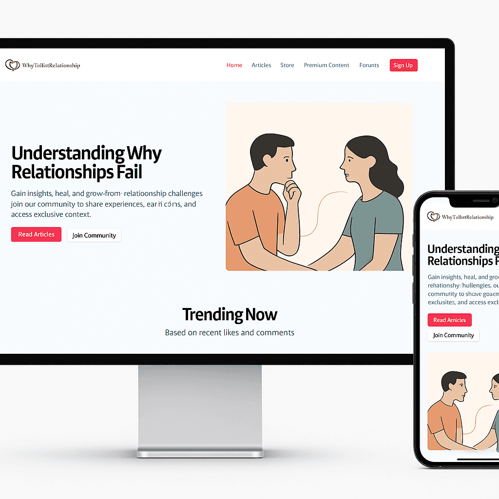 Why Failed Relationship app preview